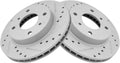 Front Performance Brake Rotors Set for 1991-1996 Infiniti G20 - Vented