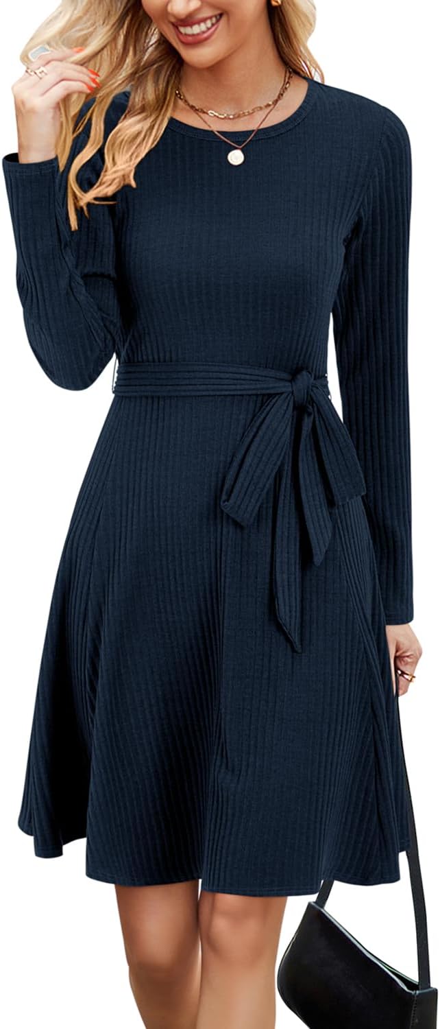 Stylish Long Sleeve Fall Teacher Dresses for Women 2025