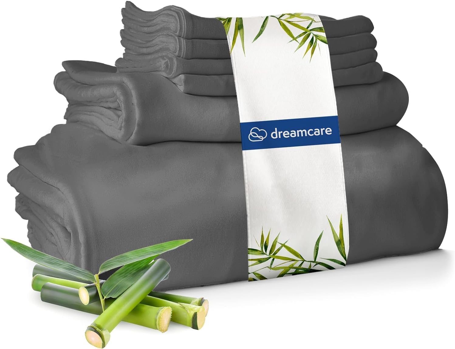 DREAMCARE Viscose from Bamboo Sheets Queen Size for Comfort