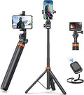 Newest 62 Inch Phone Tripod for iPhone & Selfie Stick Use