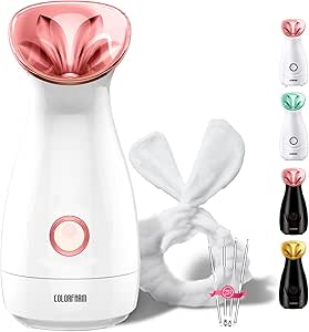 Nano Ionic Facial Steamer for Home Spa Quality Skincare