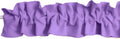 Solid Poplin Sleeve Topper Valance - Lavender Window Ruffle