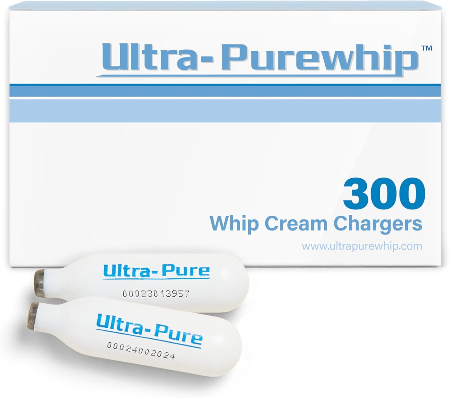 Purewhip: Premium 8g N2O Chargers - 300 Pack