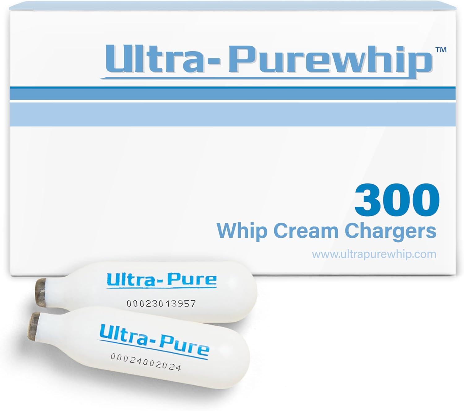 Purewhip: Premium 8g N2O Chargers - 300 Pack