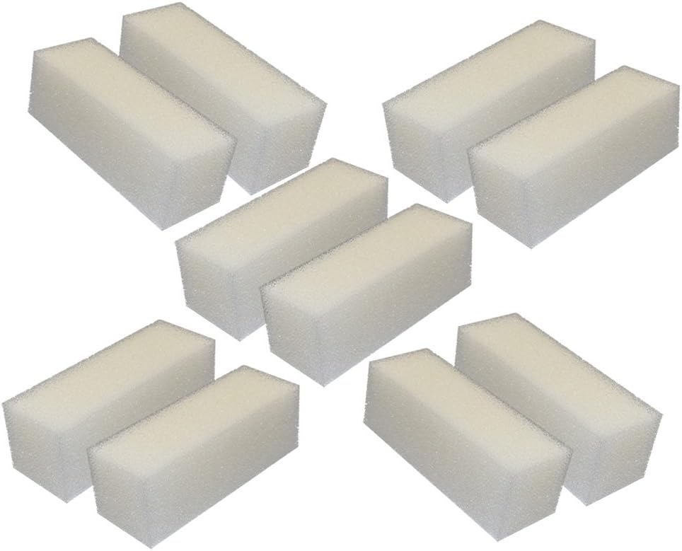 Replacement Foam Filters for AquaClear 110/500 A623 - 10 Pack