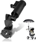 INNOLIFE Universal Golf Umbrella Holder - Versatile 3-Wheel Mount