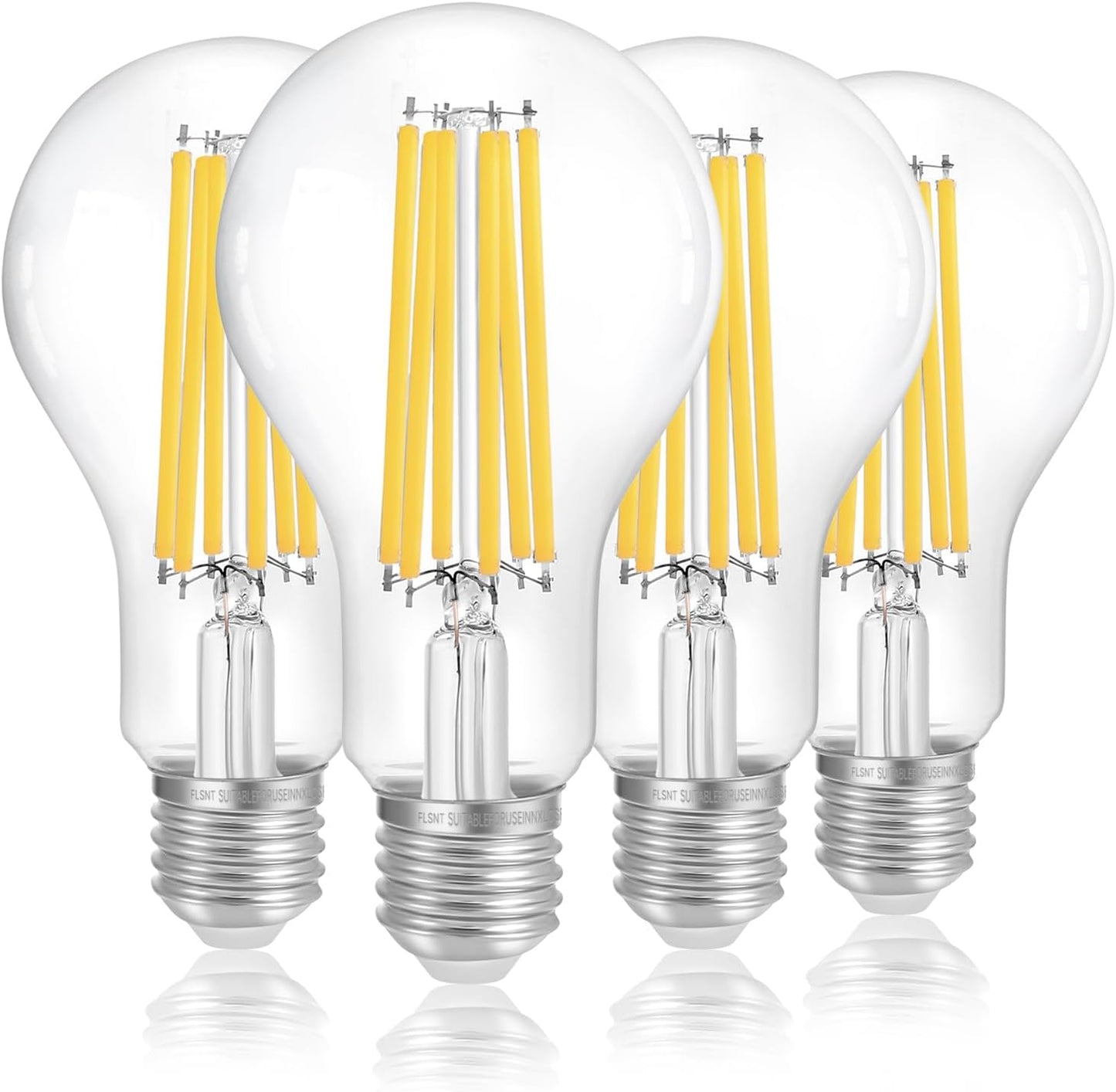 FLSNT 150W Equivalent Dimmable A23 LED Light Bulbs for Home