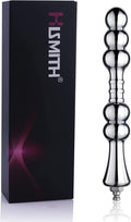 Hismith 8.02 Bead Dildo Anal Wand - Smooth Aluminium KlicLok