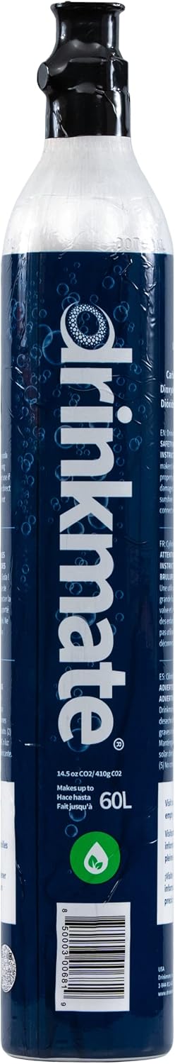 Drinkmate 60L CO2 Refill Cartridge for Carbonated Beverages