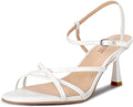 Strappy Kitten Heels for Women Low Heel Comfy Sandals - Elegant 2.72in