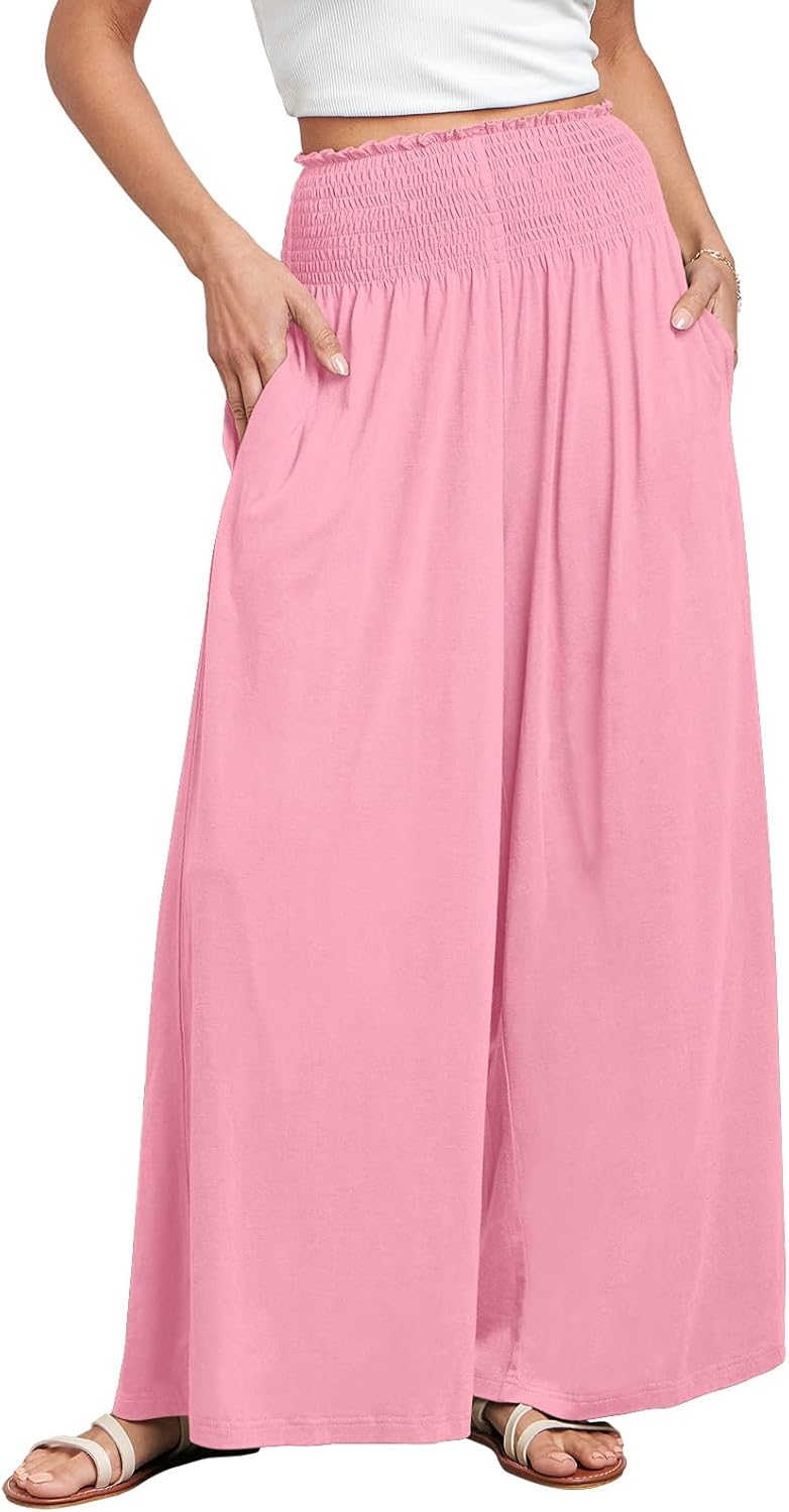 Chic Women Palazzo Pants for Summer Boho Style and Comfort
