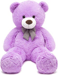 MorisMos Bow Tie Giant Teddy Bear 47in - Oversized Hug Gift