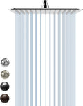 Luxury 12 in Square Stainless Steel Shower Head - High Pressure