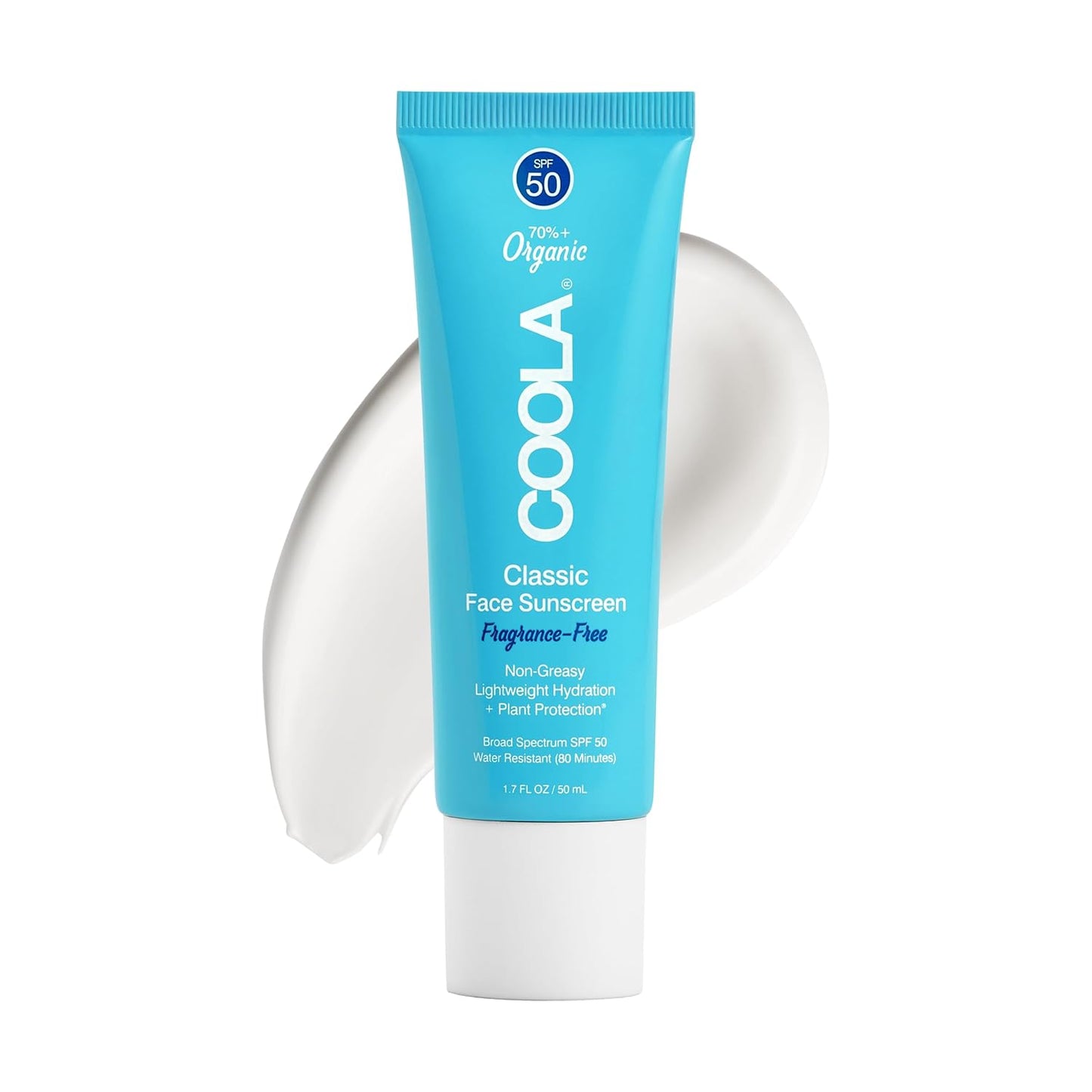 COOLA Organic Face Sunscreen SPF 50 for Daily Skin Protection