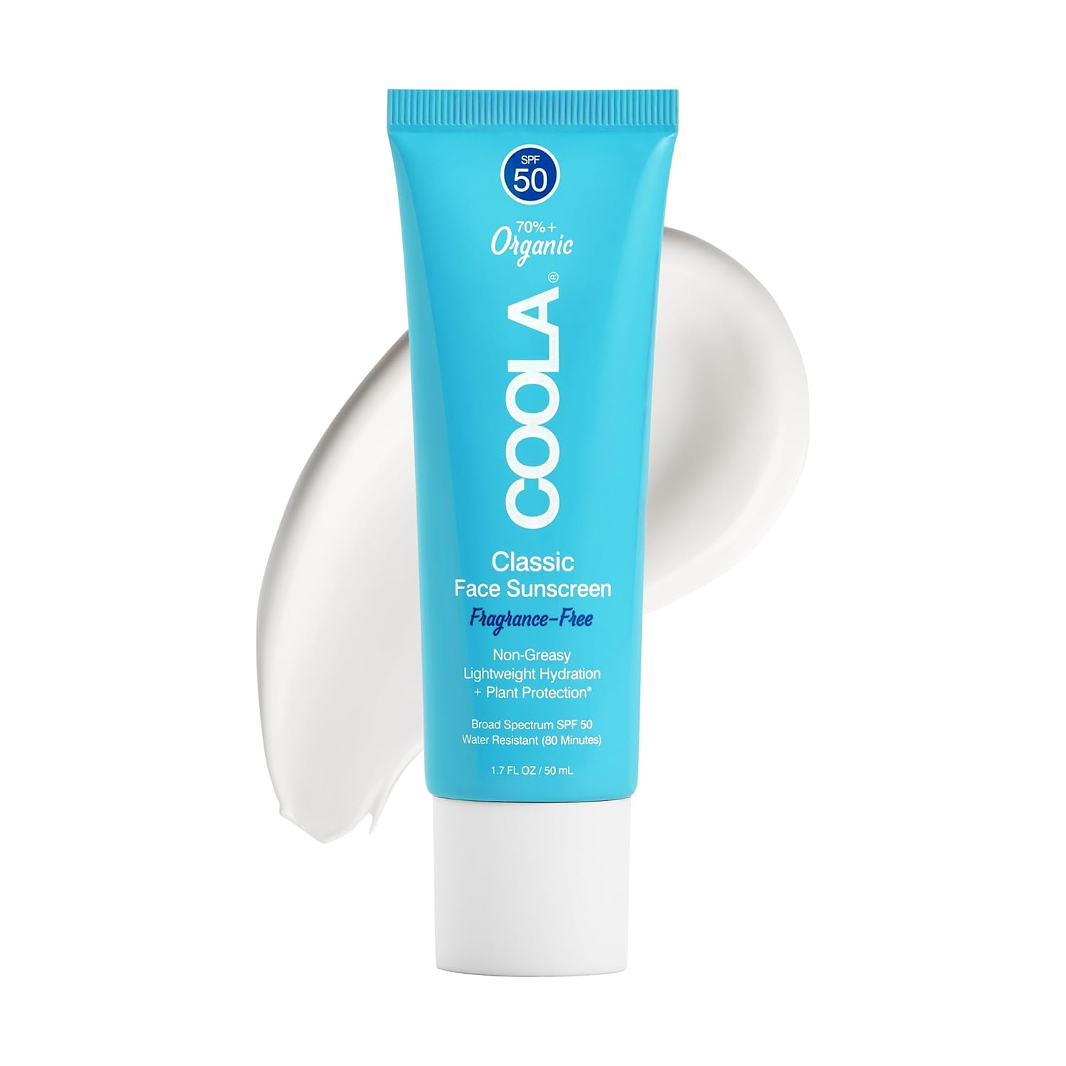 COOLA Organic Face Sunscreen SPF 50 for Daily Skin Protection