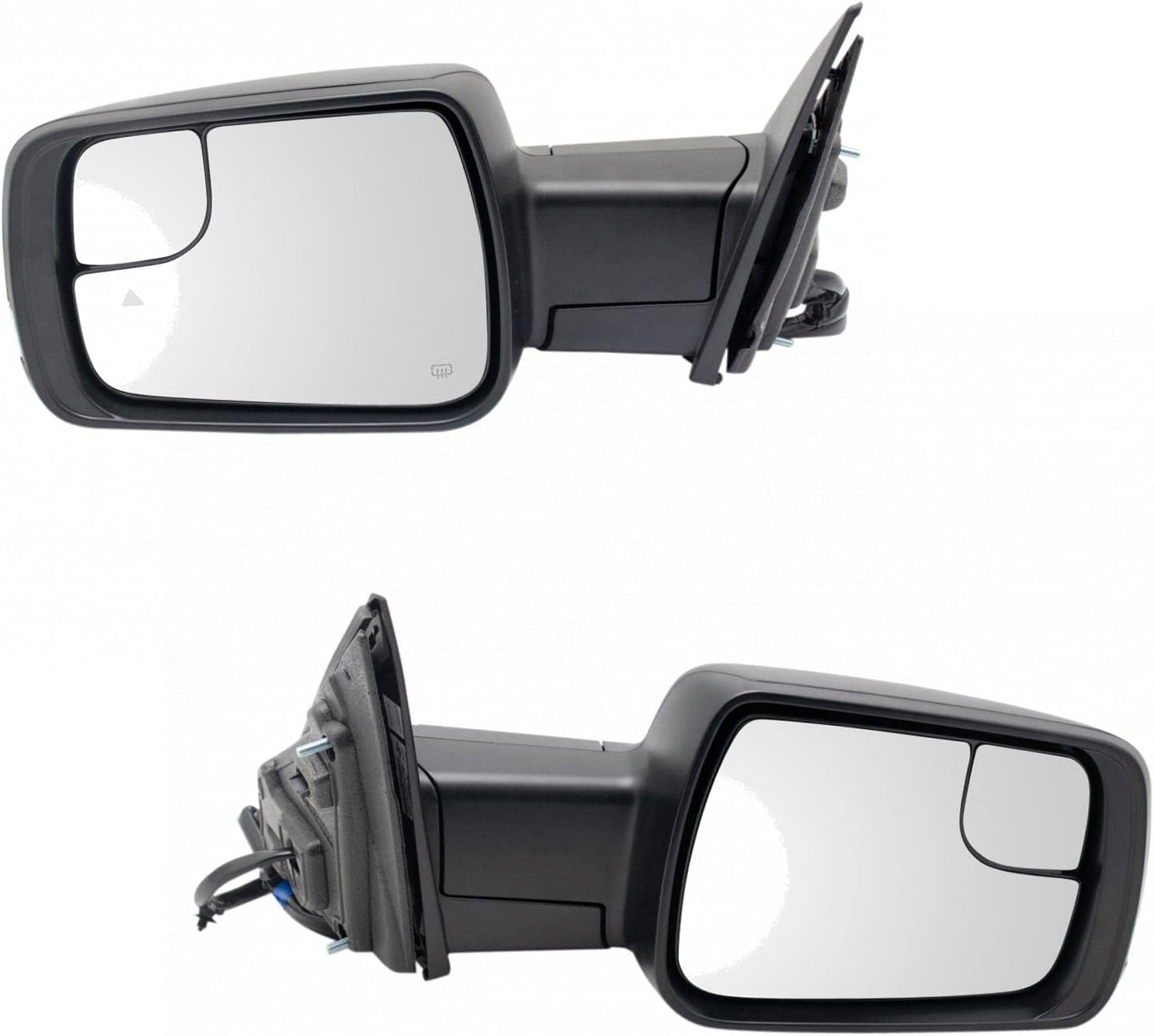 TRQ Driver and Passenger Side Mirror Set for 2019-2022 Ram 1500