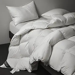 Royoliving Superior Poland Down Comforter for All Seasons King Size