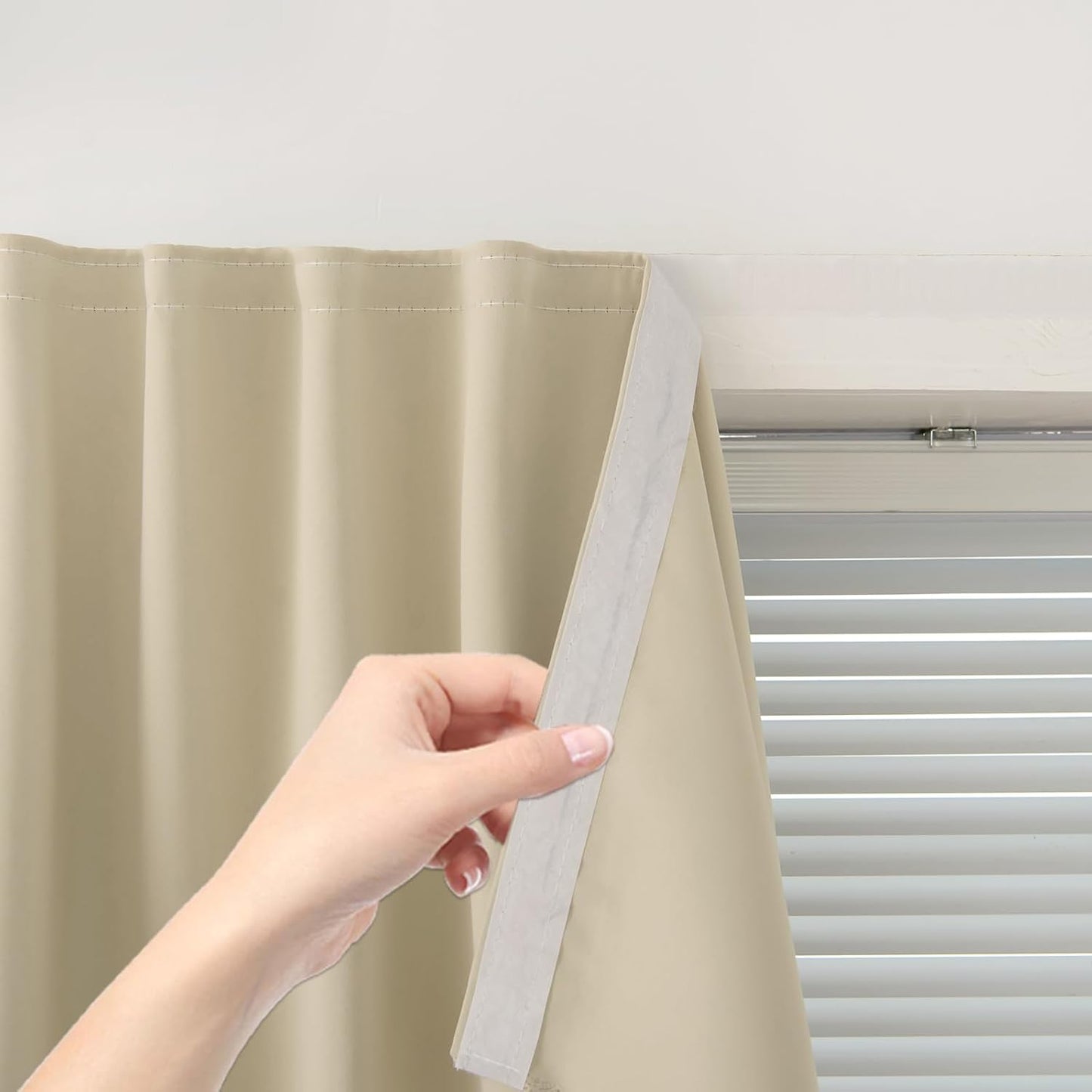 Self Adhesive Portable Blackout Curtains for Easy Installation