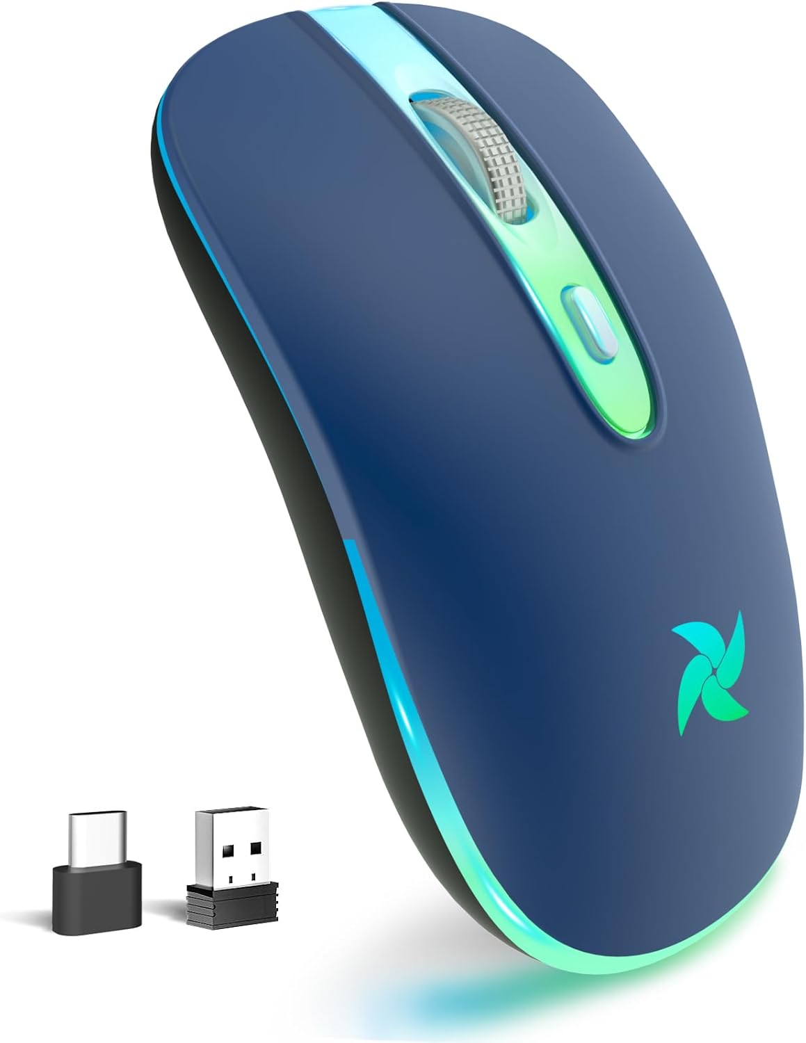Rechargeable Slim Wireless Mouse - Silent & Portable