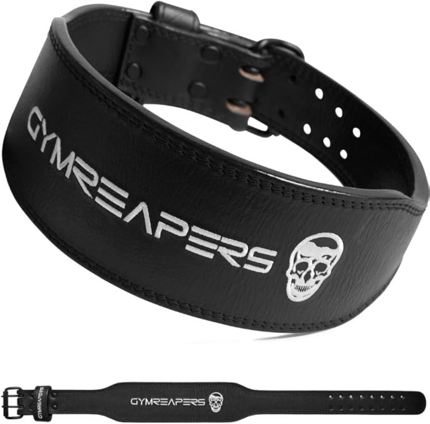 Gymreapers Leather Weightlifting Belt for Ultimate Support