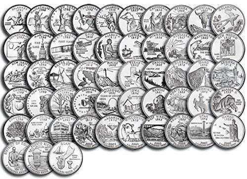 1999 P D Complete 1999 thru 2009 112-coin State Quarter Set