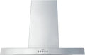 KOBE Brillia 36-in Island Range Hood - Quiet 680 CFM Ventilation
