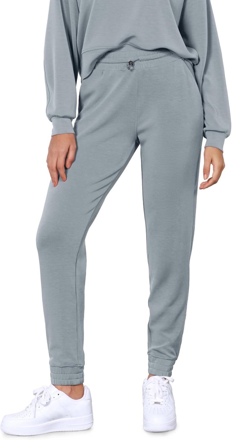 ODODOS Women's Modal Soft Jogger Pants with Pockets for Comfort
