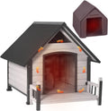 Insulated Outdoor Dog House with Metal Frame for All Weather