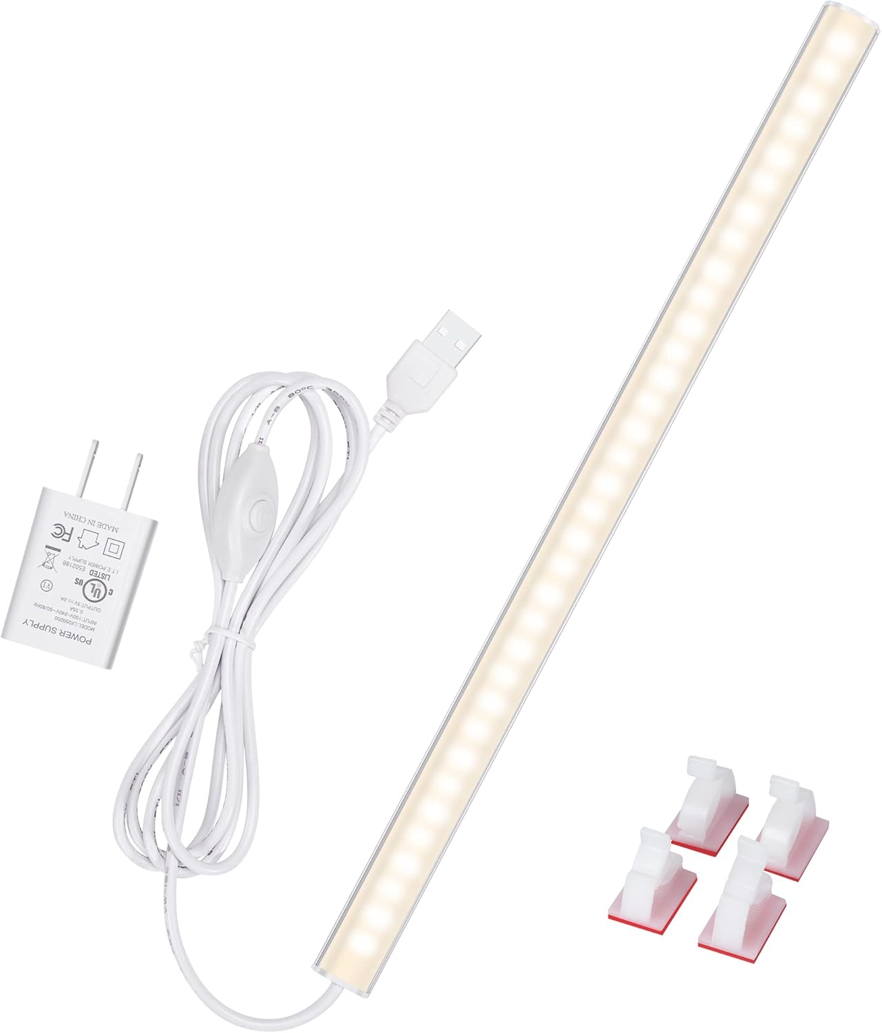 Dimmable 12 Under Cabinet Lights - Natural White 4000K, Memory Function