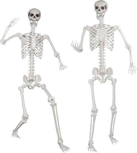 6ft Posable Halloween Skeleton for Spooky Scene Decor