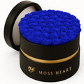50 Preserved Roses in Round Box - Eternal Floral Elegance