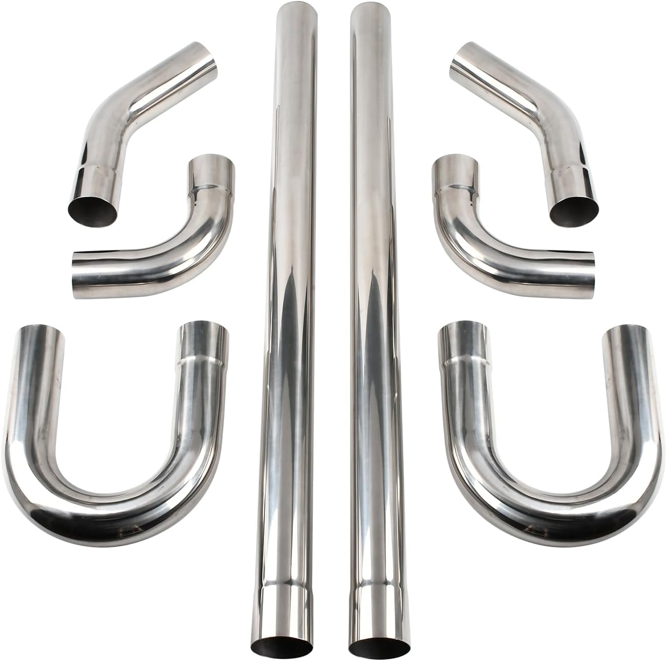 3 Inch DIY Custom Mandrel Exhaust Pipe Kit for Universal Fitment