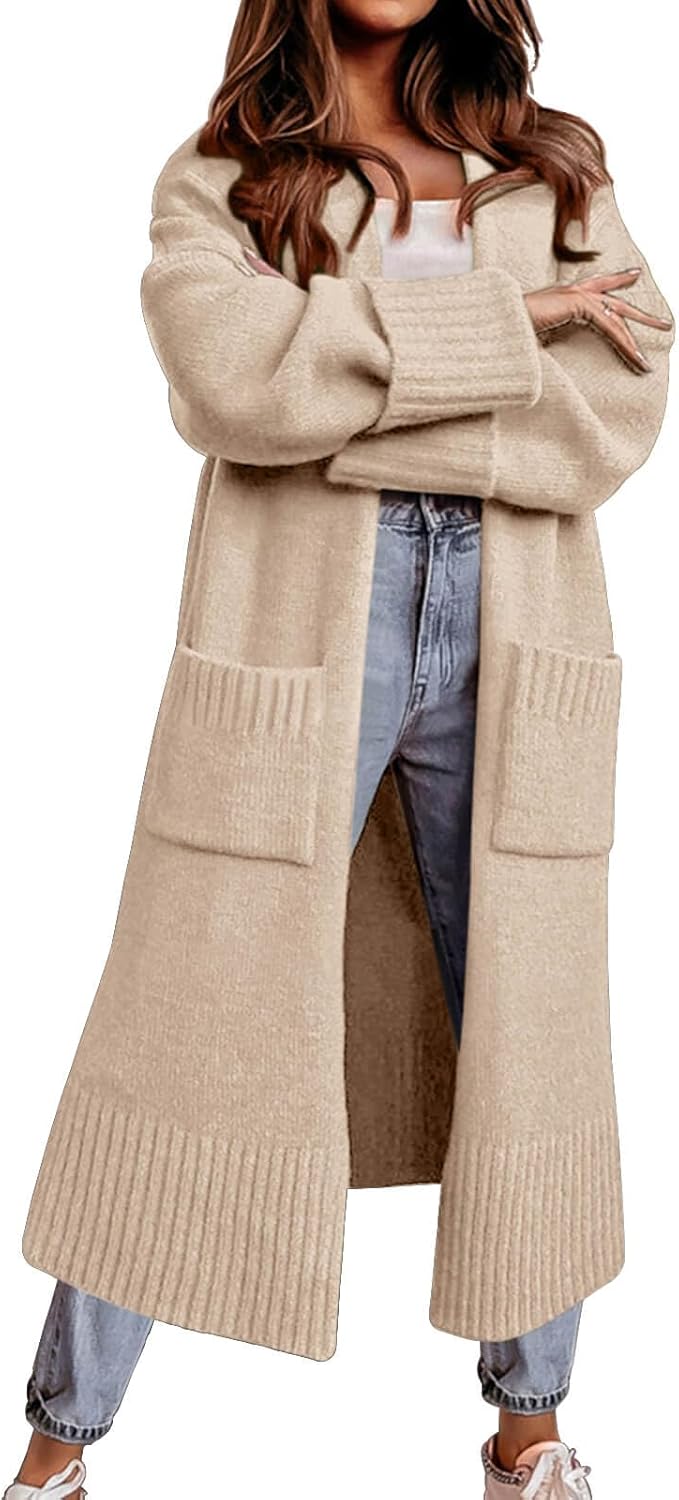 Danedvi Cardigan Sweaters for Women - Cozy Fall Duster Coat