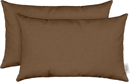 Sunbrella Play Jumbo Lumbar Pillows Set of 2 for Outdoor Use