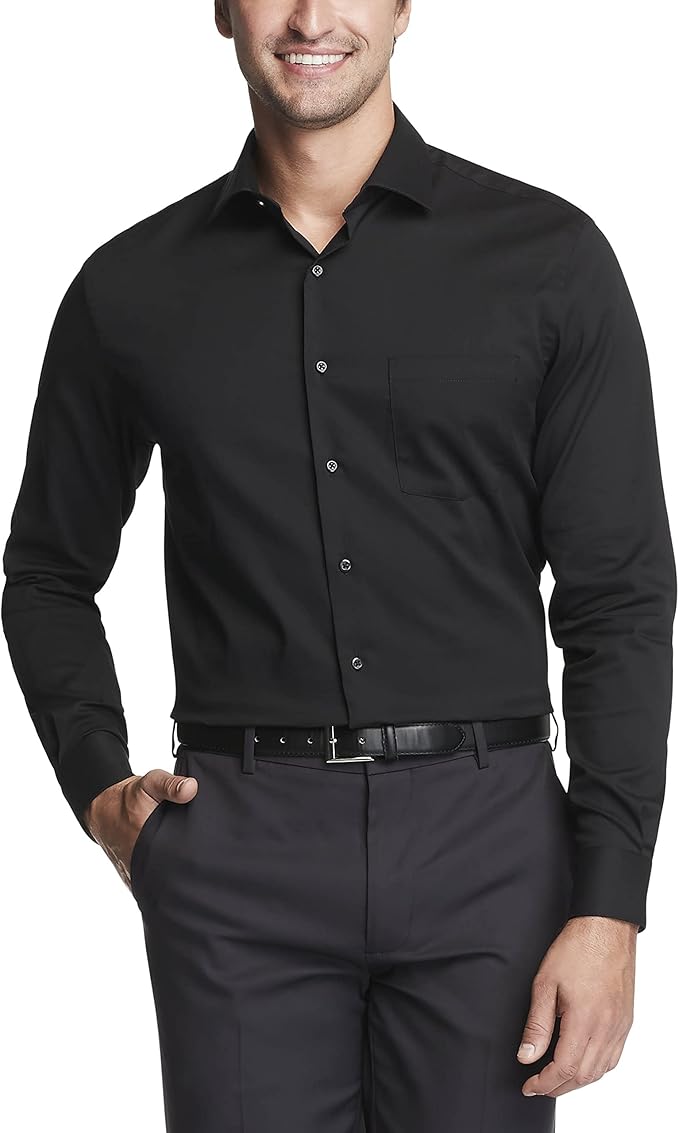 Van Heusen Men's TALL FIT Dress Shirt with Stain Shield Stretch