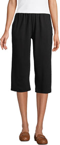 Women's Sport Knit High Rise Capri Pants by Lands' End for Style