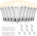 10 Pack Rechargeable Light Bulbs Emergency LED Bulbs - Backup Power