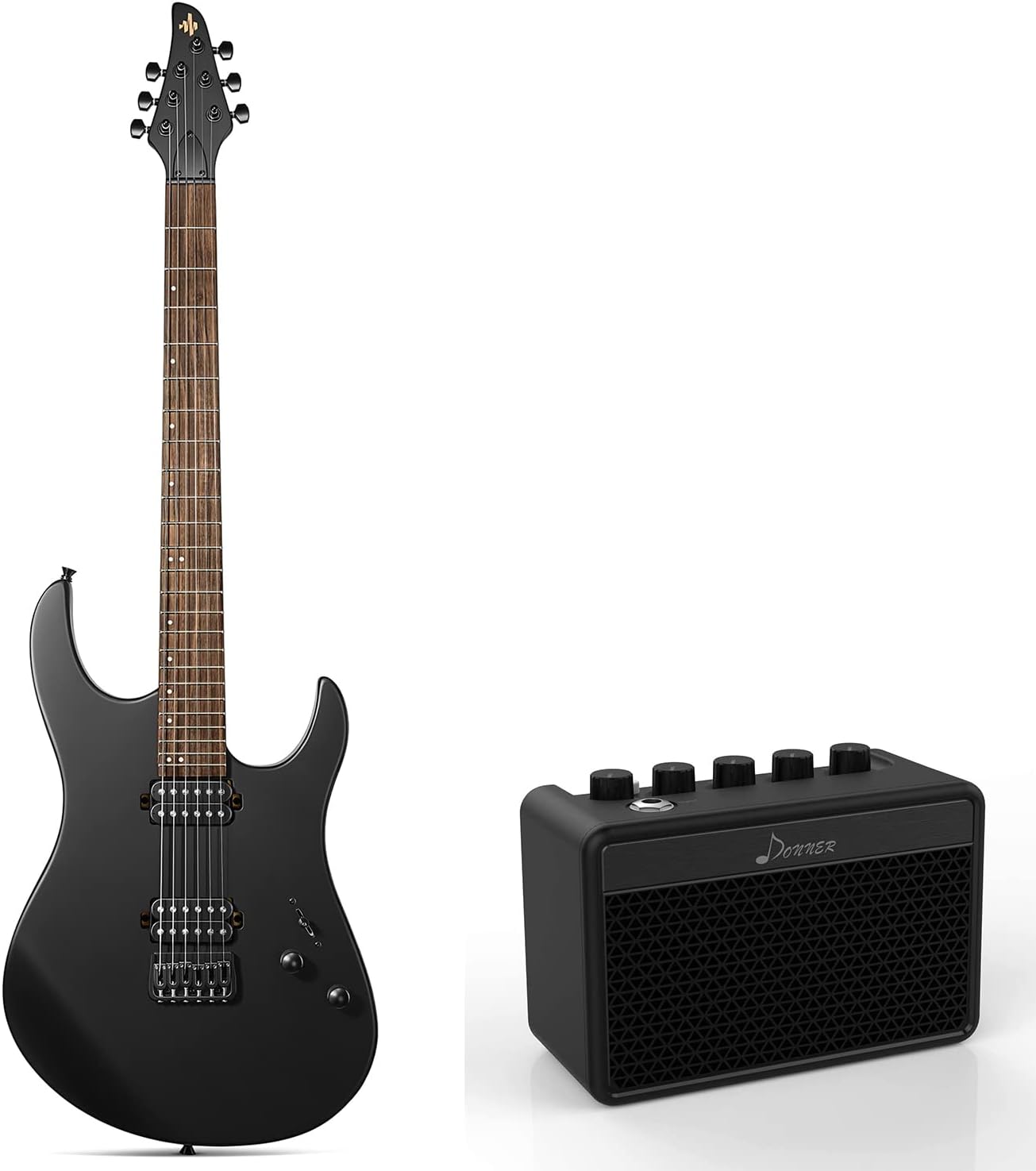 Donner Metal Electric Guitar Bundle - Amplify Your Music!