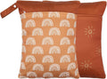 Wet Dry Bags for Baby Cloth Diapers and Breast Pump Parts - Double