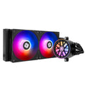 Aqua Elite 240 V6 ARGB Black Liquid CPU Cooler - Quiet 240mm AIO