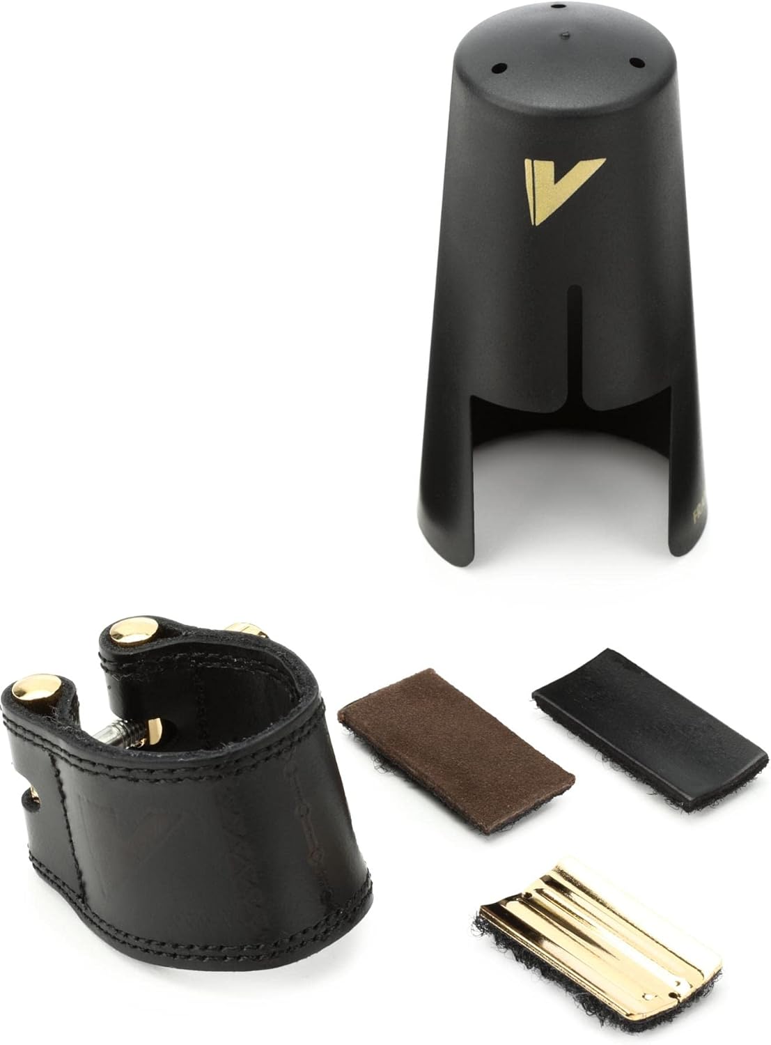 Vandoren LC27P Leather Ligature and Cap for Alto Saxophone