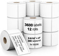2-5/16 in x 4 in Shipping Labels 3600 Pack - Direct Thermal