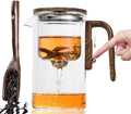 Enchanti Tea Pot Water Separation Glass Teapot - Smooth, Drip-Free