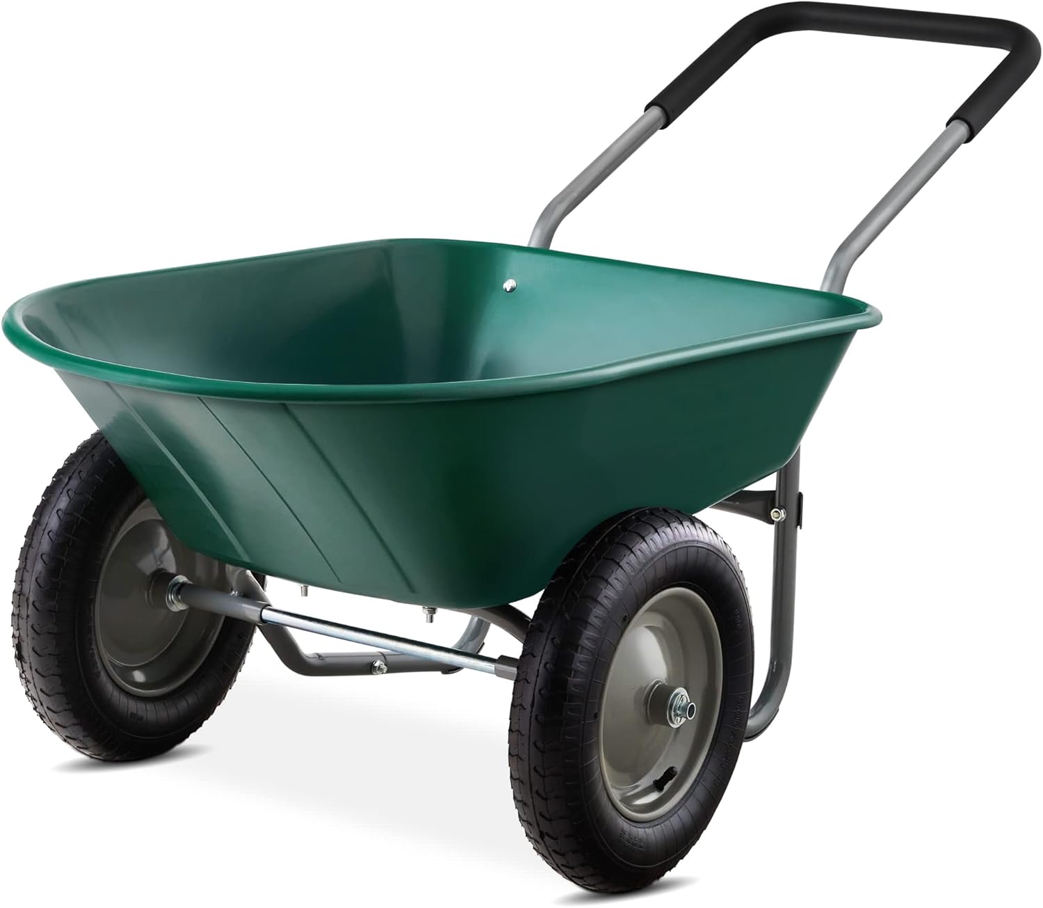 Best Choice Products Dual-Wheel Garden Cart for Lawn Work