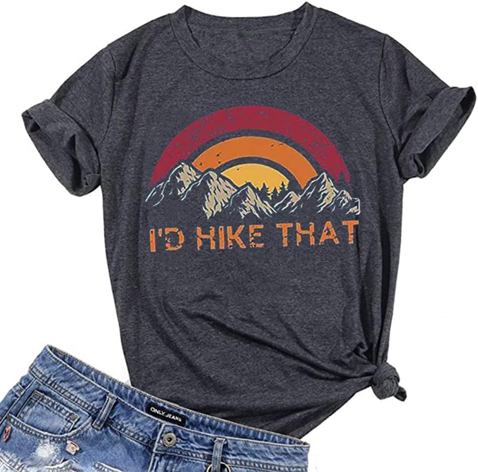 Happy Camper Sunrise Mountain Tee for Women