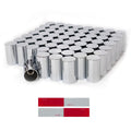 60Pcs 33mm Lug Nut Covers Chrome for Semi Trucks - Durable Protection