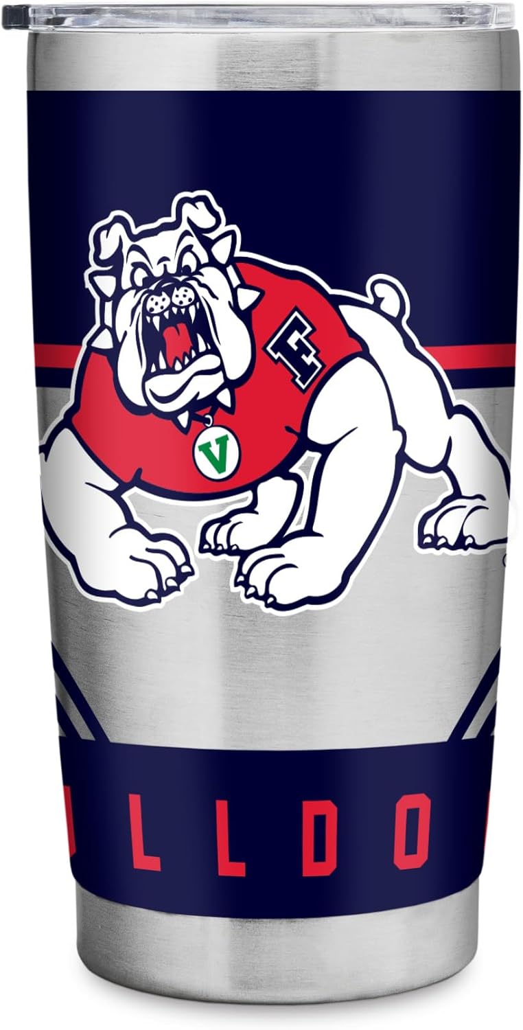 Fresno State Bulldogs 20oz Stainless Steel Tumbler with Lid