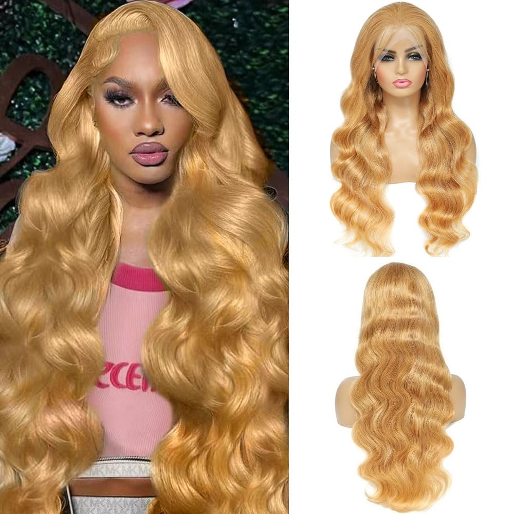 Honey Blonde Wig Human Hair 200 Density for Stunning Looks