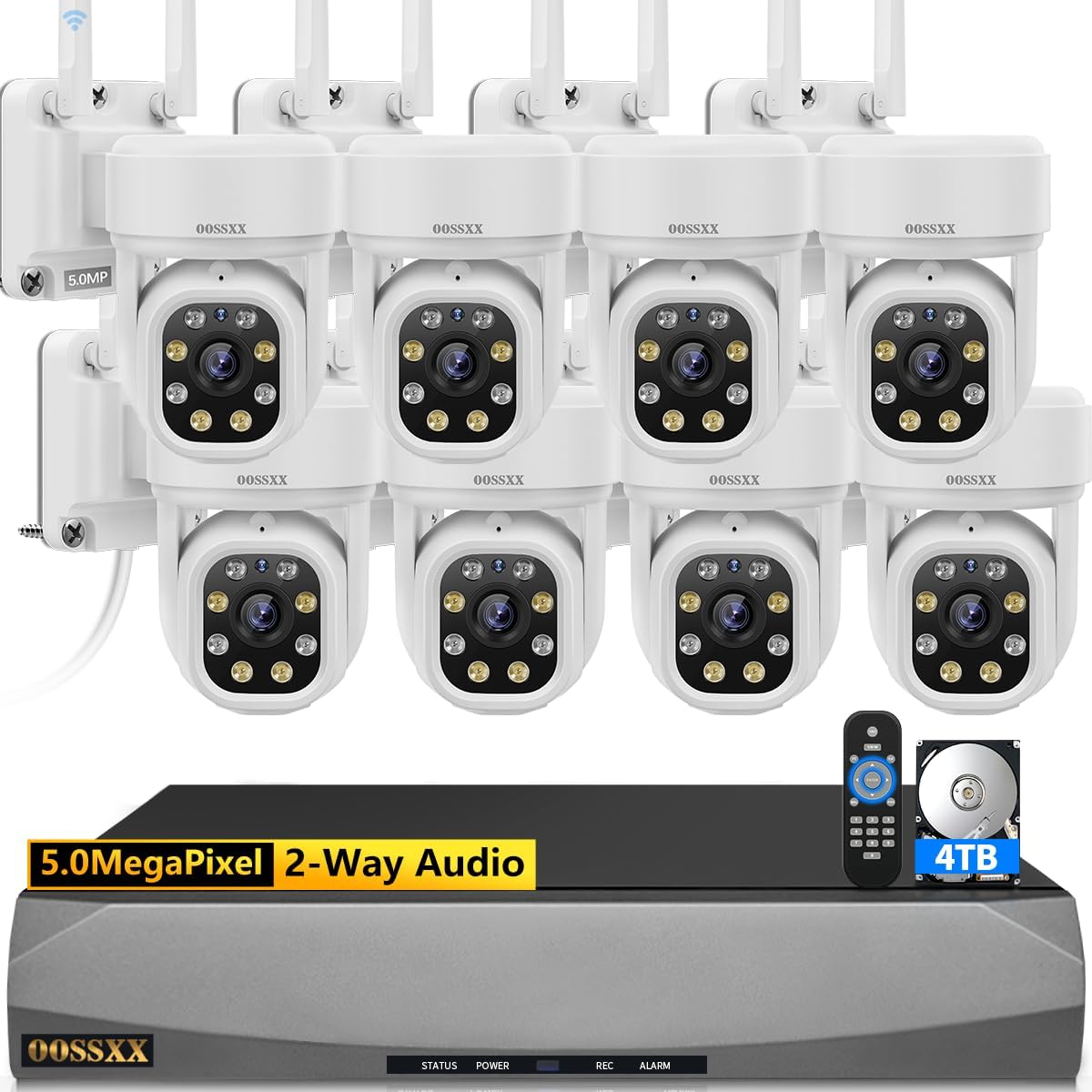 Stay Secure Anywhere with OOSSXX 5MP PTZ Cam