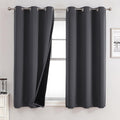Blackout Curtains for Bedroom 2 Panels 42 x 45 in - Total Light Block